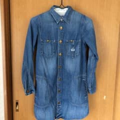 最終値下げ　デニムシャツワンピース デニムワンピース　Lee  Sサイズのサムネイル