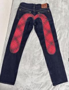 EVISU デニムパンツ 赤 値下げ可能 EVISU デニムパンツ 赤 値下げ可能 - メルカリ