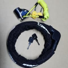 ワイヤーロックとディスクロック　セットのサムネイル