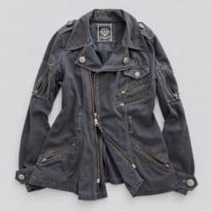 アルゴンキン 多ジップ ライダースジャケット グランジ y2k パンク