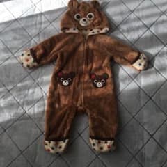 しろくまチョコ様専用☆     ミキハウス プッチーカバーオール　防寒アウターのサムネイル