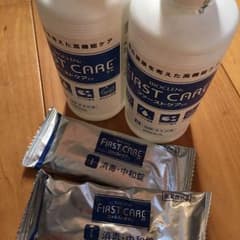値下げ！ファーストケア コンタクト洗浄液＋錠剤セットのサムネイル