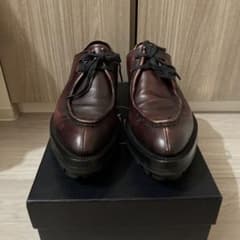 ダークブラウン レースアップシューズ 厚底 プラダ ss aw タンクソール 