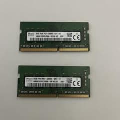 SKhynix 8GB 2枚組 PC4-2666V メモリ - メルカリ