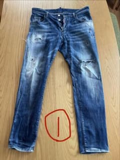 DSQUARED2 お得 2本セットダメージ ペイント サイズ 48 D2 - メルカリ