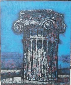 現代美術、木村二朗「デルフィ ギリシャ」8号油彩 - メルカリ