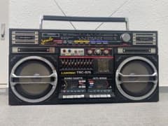 LASONIC TRC-975 ダブルカセット ラジカセ OLD SCHOOL - メルカリ