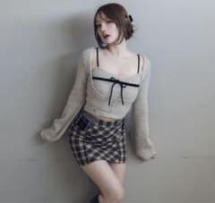 andmary Natalie ribbon set ベージュ - メルカリ