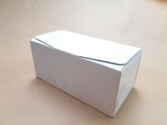 ホワイト ケーキ ドーナツ入箱 ギフトBOX 200×100×90mm250個入 - メルカリ