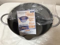 IHにも対応！ クロワッサン 揚鍋25cm あみ付のサムネイル