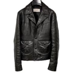 24AW Celine レザージャケット 44 レザーライダース エディスリマン