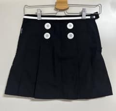 コムサイズム（COMME CA ISM） 黒のプリーツミニスカート　140cmのサムネイル