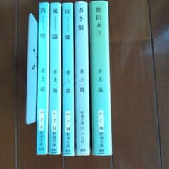 井上靖 額田女王、蒼き狼、楼蘭、風濤、敦煌 ５冊のサムネイル