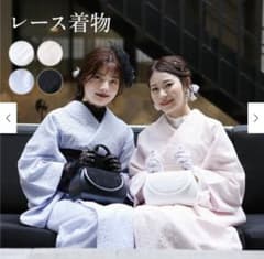 洗えるレース着物のサムネイル