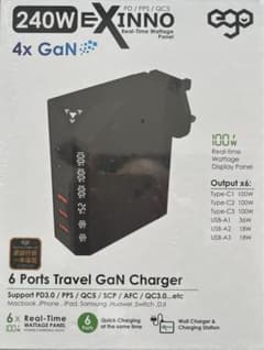 240W 6ポート GaN充電器のサムネイル