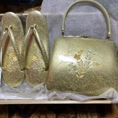 着物バック　草履　セット売りのサムネイル