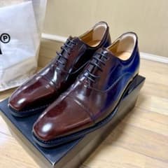 ANCIEN CREPINS シークレットシューズ 革靴 ブラウン 25cm - メルカリ
