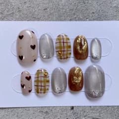 【 no.225 】バレンタイン ブラウン ニュアンス うるうる マグネットのサムネイル