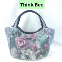 Think Bee シンクビー バッグ 薔薇 バラ ローズ グリーン - メルカリ