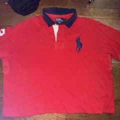 Polo by Ralph Lauren ポロシャツ 赤 ビッグポニー 短丈のサムネイル