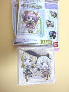 魔法少女まどか☆マギカ マミ なぎさ ちびキャラクリル　アクリルスタンド 金箔のサムネイル