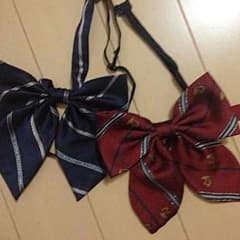 渚 様専用☆新品☆ワンコイン☆制服の蝶ネクタイリボンセットのサムネイル