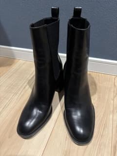ZARA サイドゴア　ブーツ 38 ブラックのサムネイル