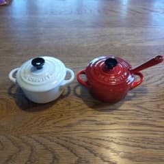 【未使用】LE CREUSET ミニココット 2個セットのサムネイル