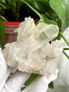 ◇超強いパワーヒマラヤ産天然水晶クラスターYT8B6/26B61C - メルカリ