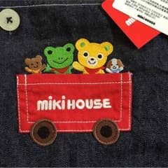 にゃん様専用  未使用  ミキハウス プッチーくん サロペット 90のサムネイル