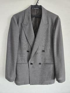 【着用3回】25年購入 定価2.9万 グリーンレーベル ダブルジャケット モカのサムネイル