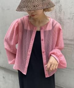 CIAOPANIC シアーチェックショートブラウスのサムネイル