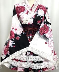 M①浴衣ドレス 地雷系 量産型 姫ギャル ロリータ - メルカリ