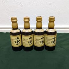 山崎 12年ウイスキー 50ml 4本セットのサムネイル