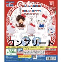 モンチッチ×ハローキティ めじるしアクセサリー 全5種セットのサムネイル