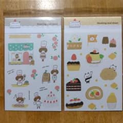 CAKE SHOP mizutama マスキングシールシート　2枚セットのサムネイル