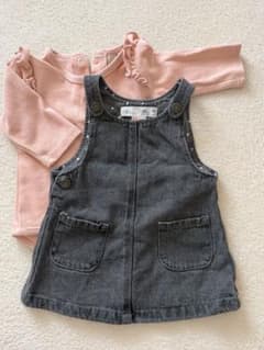 ZARA BABY スカート　プティマインロンパース　セットのサムネイル