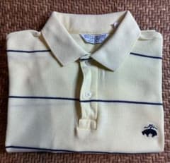 Brooks Brothers ポロシャツ イエロー 系　ビンテージ1995年位のサムネイル
