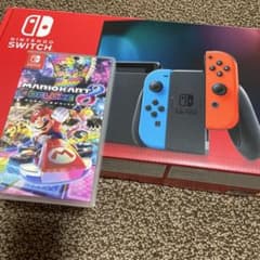 Nintendo Switch 本体 グレー + マリオカート8 デラックス - メルカリ