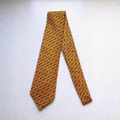 HERMES 幾何学模様 シルクネクタイのサムネイル