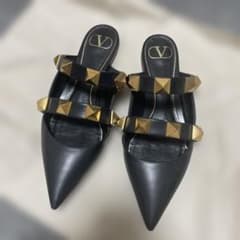 VALENTINO スタッズ付きミュール 38.5のサムネイル