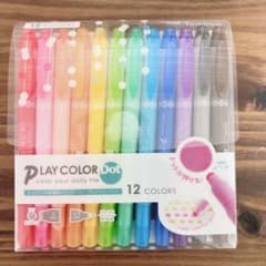 【新品未使用】Tombow Play Color Dot 12色セット　ドットのサムネイル