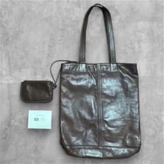 【希少】ポーター　FRANK フランク　トートバッグ　馬革　ポーチ付　ブラウンのサムネイル