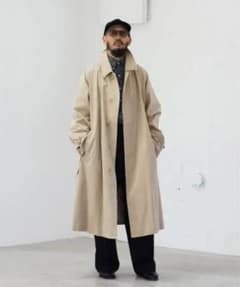【即完】LE / レショップ　バルカラーコート　サイズ2 ベージュのサムネイル