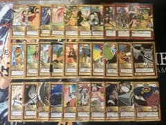 初期 絶版 ワンピースカードダス ハイパーバトル 麦わらの一味他30枚