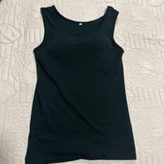カップ付き タンクトップ ブラック L