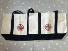 TRADER JOE'S ネイビー色トートバッグ2枚セットのサムネイル