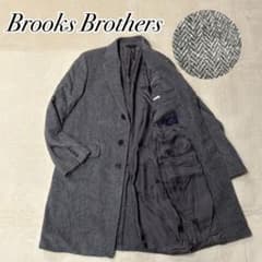 美品】ブルックスブラザーズ チェスターコート へリーンボーン サイズ