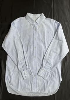 23区 MY STANDARD Striped Shirt, Long Sleeve, Size 38