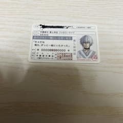 み*げ様 とある科学の一方通行 アクセラレータ 免許証風プラカード 超 